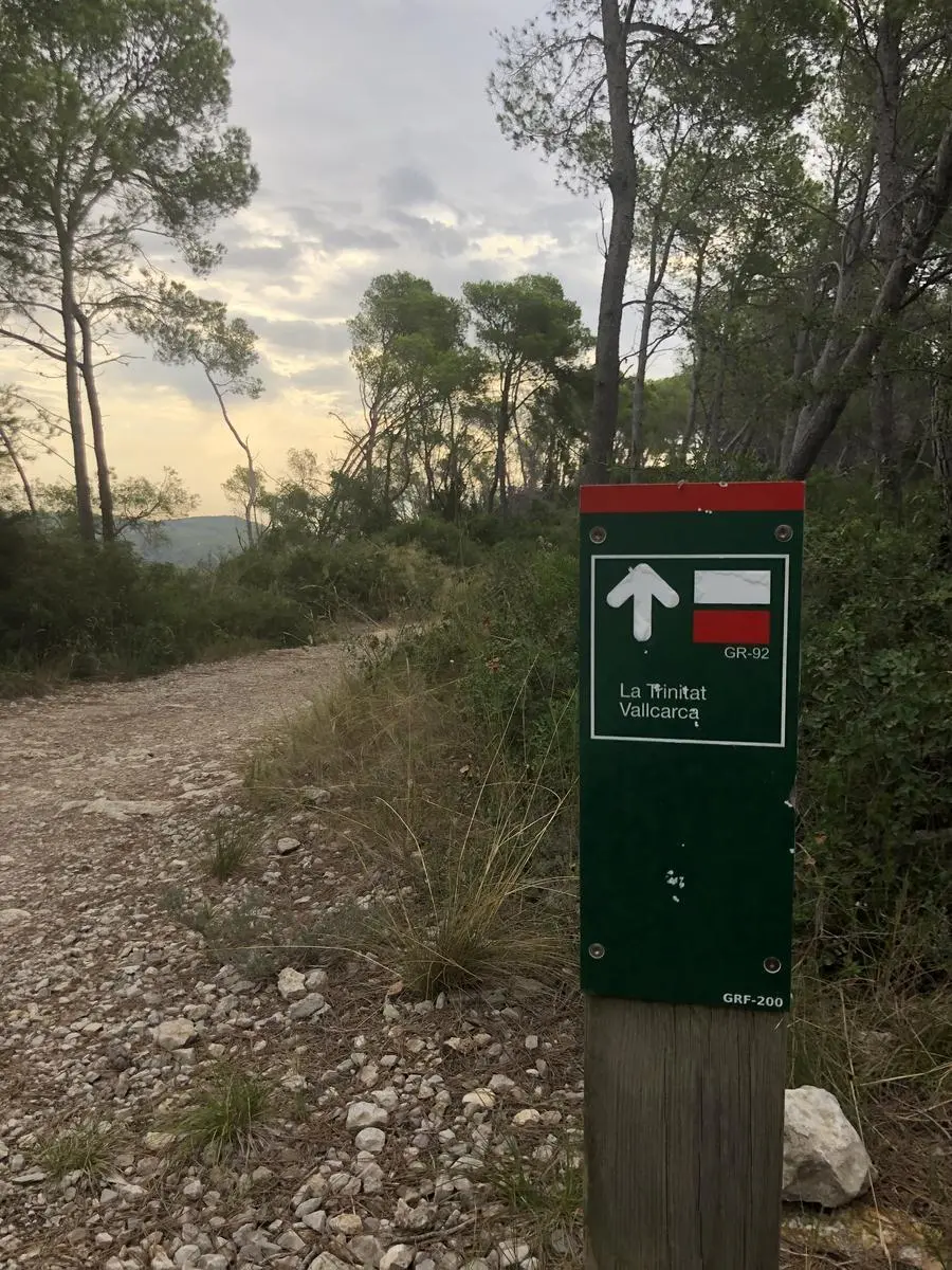 Excursió a l'ermita de la Trinitat, Sitges